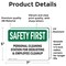 Signmission Safety Culture Sign, 7 in Width, Vinyl Decal, Rectangle OS-2PACK-SF-D-57-L-10688 - alternate 6